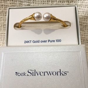 24k Gold over Silver Bracelet